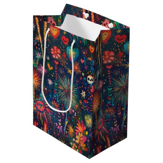 Sac Cadeau Moyen Nocturne (Devant Angle)