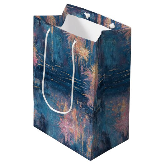 Sac Cadeau Moyen Nocturne (Devant Angle)