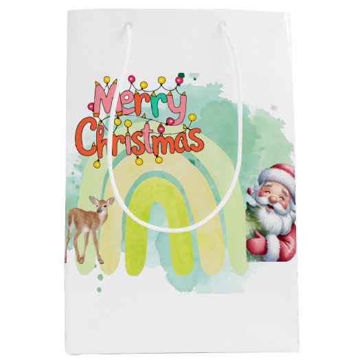Sac Cadeau Moyen Noël (Devant)