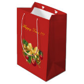 Sac Cadeau Moyen Noël (Dos Angle)