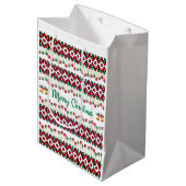 Sac Cadeau Moyen Noël (Devant Angle)
