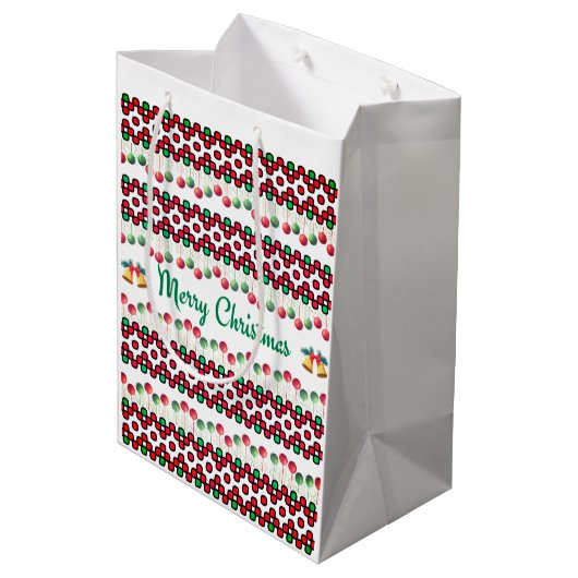 Sac Cadeau Moyen Noël (Dos Angle)