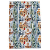 Sac Cadeau Moyen Noël Abstrait (Dos)