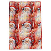 Sac Cadeau Moyen Noël Abstrait (Dos)