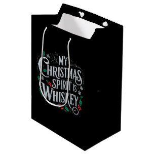 Sac Cadeau Moyen Noël Boire Whiskey Amateurs Boire Boire Boire Boir