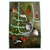 Sac Cadeau Moyen Noël de chat de Kitty (Dos)