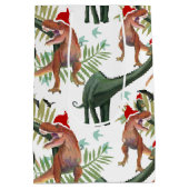 Sac Cadeau Moyen Noël de Dinosaur (Dos)
