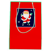 Sac Cadeau Moyen Noël de golf (Dos)