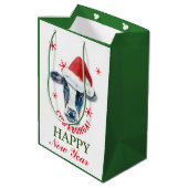 Sac Cadeau Moyen Noël de la vache folle Cowabunga (Dos Angle)