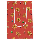 Sac Cadeau Moyen Noël de l'homme en pain d'épices mignon (Dos)