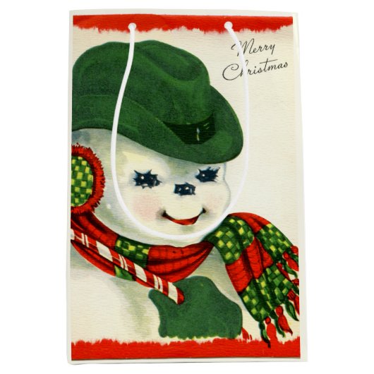 Sac Cadeau Moyen Noël de Noël (Devant)