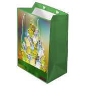 Sac Cadeau Moyen Noël de perruche (Dos Angle)