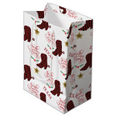 Sac Cadeau Moyen Noël de tintement du Texas complètement (Devant Angle)