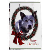 Sac Cadeau Moyen Noël du chien de bétail australien (Dos)