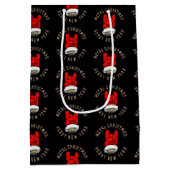 Sac Cadeau Moyen Noël en métal lourd (Dos)