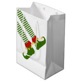 Sac Cadeau Moyen Noël Funny ELF Shelf Festif Festif Festif (Devant Angle)