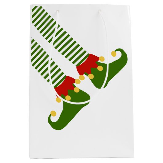 Sac Cadeau Moyen Noël Funny ELF Shelf Festif Festif Festif (Devant)