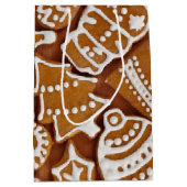 Sac Cadeau Moyen Noël Gingerbread Cookies de vacances (Devant)