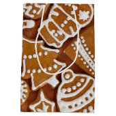 Sac Cadeau Moyen Noël Gingerbread Cookies de vacances (Dos)
