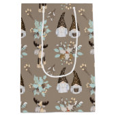 Sac Cadeau Moyen Noël Gnomes Woodland (Dos)