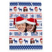 Sac Cadeau Moyen Noël Joe et Kamala (Devant)