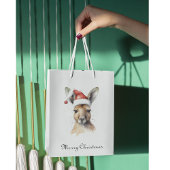Sac Cadeau Moyen Noël Kangaroo, personnalisable