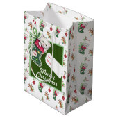 Sac Cadeau Moyen Noël Meowy (Devant Angle)