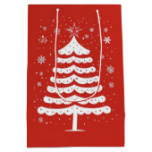 Sac Cadeau Moyen Noël moderne (Dos)