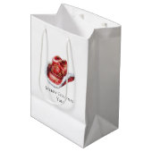 Sac Cadeau Moyen Noël occidental Casquette roux Cowboy (Devant Angle)