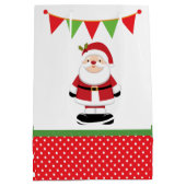 Sac Cadeau Moyen Noël Père Noël (Dos)