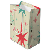 Sac Cadeau Moyen Noël rétro des années 1950 (Dos Angle)