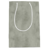 Sac Cadeau Moyen Noël vert olive chaud (Devant)