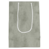 Sac Cadeau Moyen Noël vert olive chaud (Dos)
