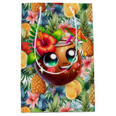 Sac Cadeau Moyen Noix de coco tropicale (Devant)