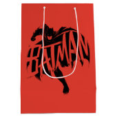 Sac Cadeau Moyen Nom de la brosse d'encre Batman (Dos)