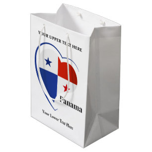 Sac Cadeau Moyen Nom personnalisé Panama Love