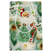 Sac Cadeau Moyen Nostalgic Kitschmas  (Devant)