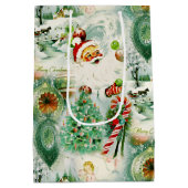 Sac Cadeau Moyen Nostalgic Kitschmas  (Dos)