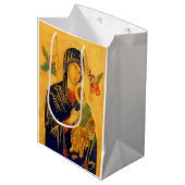 Sac Cadeau Moyen Notre mère de l'aide perpétuelle (Devant Angle)