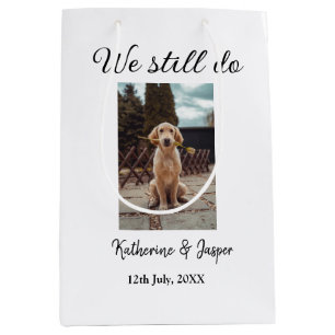 Sac Cadeau Moyen Nous faisons toujours mariage couple animal photo