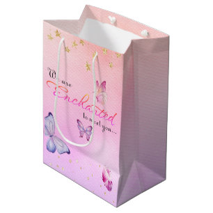 Sac Cadeau Moyen Nous Sommes Enchantés De Vous Rencontrer Baby show