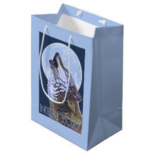 Sac Cadeau Moyen Nouveau loup de YorkHowling
