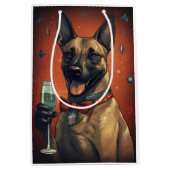 Sac Cadeau Moyen Nouvel An belge de Malinoi (Devant)