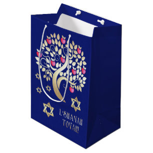 Sac Cadeau Moyen Nouvel An juif Sacs-cadeaux Rosh Hashanah
