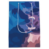 Sac Cadeau Moyen Nuages colorés d'orage (Dos)