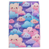 Sac Cadeau Moyen nuages souriants (Dos)