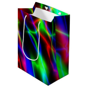 Sac Cadeau Moyen Nuit Neon