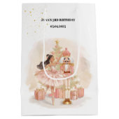 Sac Cadeau Moyen Nutcracker Ballerina Birthday Gift (Dos)