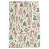 Sac Cadeau Moyen Nutcracker Ballet Motif de vacances (Dos)