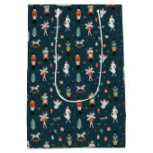Sac Cadeau Moyen Nutcracker Folk Art (Dos)